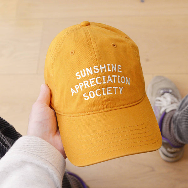 Sunshine Appreciation Society - Cotton Baseball Cap