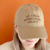 Ice Cream Appreciation Society - Cotton Baseball Cap - Butterscotch