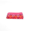 Dahlia Lightweight Cotton Scarf - Hot Pink/Orange, Retro Geometric Print - Hauslife