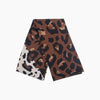 Leopard Print Lightweight Scarf in Brown
