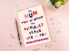 Difficult Years Mum | Funny Mother's Day Card | Typography - Hauslife
