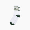 DILF Organic Cotton Sports Socks in White - Hauslife