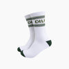 DILF Organic Cotton Sports Socks in White - Hauslife