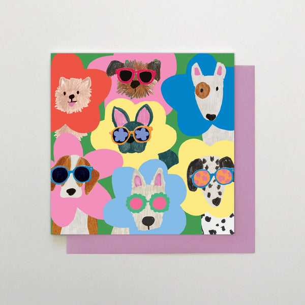 Dogs in Flowers Card - Hauslife