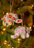 Embroidered Felt Elephant Decoration - Hauslife
