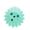 Enamel cupped flower candle holder - Aqua - Hauslife