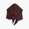 Eva Triangle Hooded Scarf in Brown - Hauslife