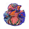 Extra Large - Double layered block print ribbed scrunchie - Hauslife
