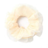 Extra Large - Double layered cream ribbed scrunchie.Dia.16cm - Hauslife