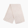Gold Matchstick Print Lightweight Scarf in Cream