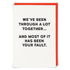 Fault Greetings Card - Hauslife