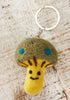 Felt Mushroom Keyring - Hauslife