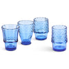 Fish Stacking Drinking Glass - Set of 4 - Blue - Hauslife