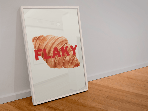 Flaky Croissant print - Hauslife