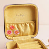 Flower Embroidered Travel Square Jewellery Case - Hauslife