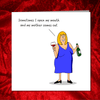 Funny Birthday Card Mothers Day Card - Hauslife
