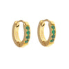 Gemstone Huggie Earrings - Hauslife