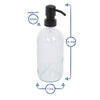 Glass Soap Dispenser - 500ml - Hauslife