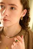 GOLD BEADED MINI HOOPS - Hauslife