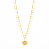 Gold Sun Pendant Necklace - Hauslife