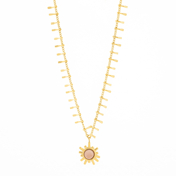 Gold Sun Pendant Necklace - Hauslife