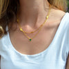 Green Malachite Triangle Necklace - Hauslife