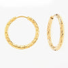 Hammered Huggie Hoops - Hauslife