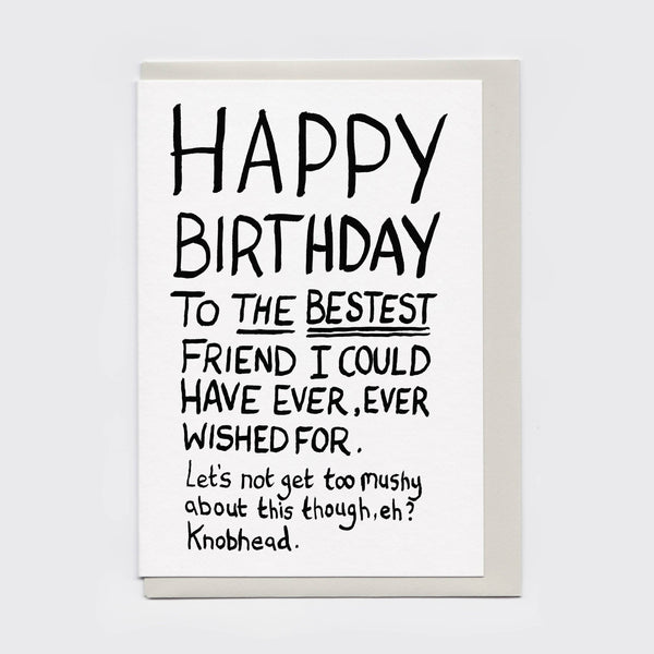 Happy Birthday Bestest Friend Card - Hauslife