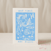 Hot Girls Are Pisces Card - Hauslife