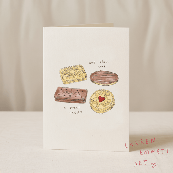 Hot Girls Love a Sweet Treat Card - Hauslife