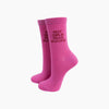 Hot Girls Read Books Socks – Glitter Ribbed Cotton - Hauslife
