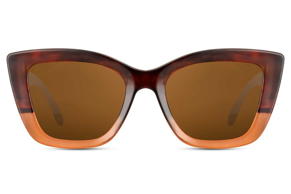 Ivy Sunglasses - Dark Amber - Hauslife