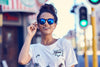Jet Sunglasses - Black with Mirror Lens - Hauslife