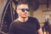 Jet Sunglasses - Black with Mirror Lens - Hauslife