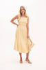 Katie Yellow & White Stripe Dress - Hauslife