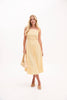 Katie Yellow & White Stripe Dress - Hauslife