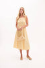 Katie Yellow & White Stripe Dress - Hauslife