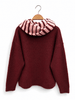 Knit Cardigan with Matching Striped Scarf – AP203 - Hauslife