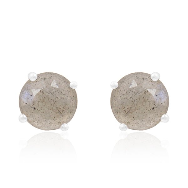 Labradorite Sterling Silver Studs - Hauslife