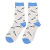 Ladies' Bamboo Socks - Bluetits - Hauslife