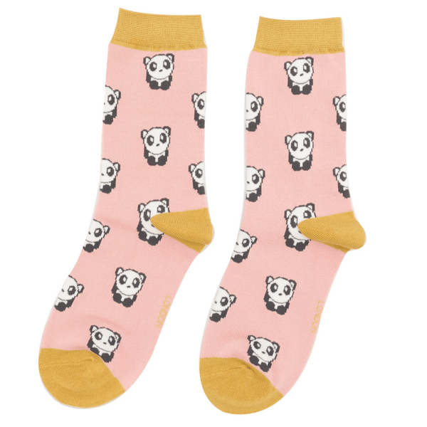 Ladies' Bamboo Socks - Pandas - Hauslife