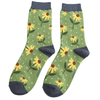 Ladies' Bamboo Socks - Sunflowers - Hauslife