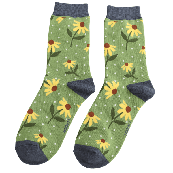 Ladies' Bamboo Socks - Sunflowers - Hauslife