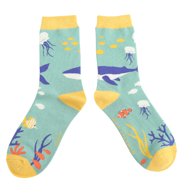 Ladies' Bamboo Socks - Under The Sea - Hauslife