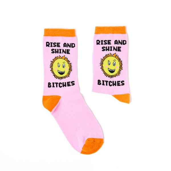 Ladies Rise and Shine Bitches Socks - Hauslife