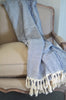 Large Herringbone Cotton Throw - Hauslife