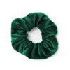 Large - High shine Green velvet scrunchie. Dia.12cm - Hauslife