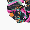 Large Pineapple Print Scrunchie in Black - Hauslife