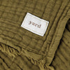 Lark Muslin Cotton Throw Khaki - Hauslife