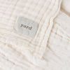 Lark Muslin Cotton Throw White - Hauslife